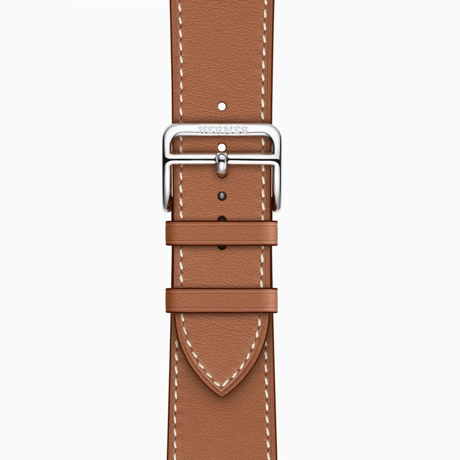 Смарт-часы Apple Watch Hermes Series 8 GPS + Cellular 45mm Silver Stainless Steel Case with Gold Single Tour (MNL03)