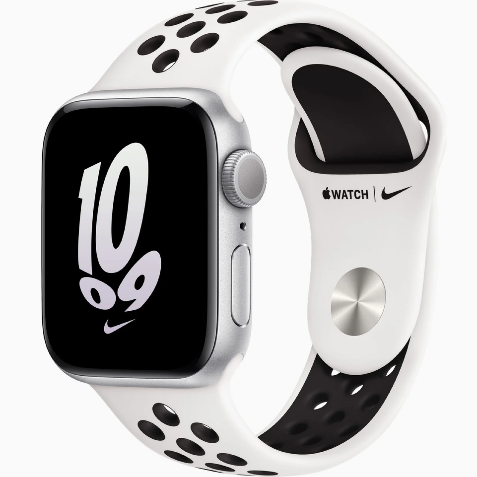 Смарт-годинник Apple Watch SE 2 GPS 40mm Silver Aluminum Case with White/Black Nike Sport Band (MNL93)