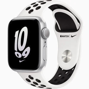 Смарт-часы Apple Watch SE 2 GPS 40mm Silver Aluminum Case with White/Black Nike Sport Band (MNL93)