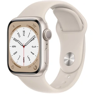 Смарт-годинник Apple Watch Series 8 GPS 45mm Starlight Aluminum Case with Starlight Sport Band (MNP23)