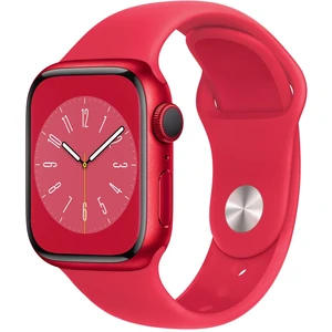 Смарт-годинник Apple Watch Series 8 GPS 41mm Product Red Aluminum Case with Product Red Sport Band (MNP73, MNUG3)