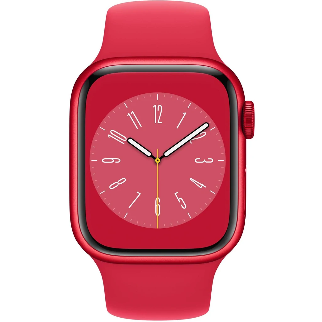 Смарт-годинник Apple Watch Series 8 GPS 41mm Product Red Aluminum Case with Product Red Sport Band (MNP73)