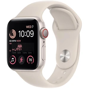 Смарт-годинник Apple Watch SE 2 GPS + Cellular 40mm Starlight Aluminum Case with Starlight Sport Band M/L (MNL73, MNTL3)