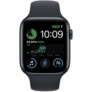Смарт-годинник Apple Watch SE 2 GPS + Cellular 44mm Midnight Aluminum Case with Midnight Sport Band M/L (MRH93, MRH73)