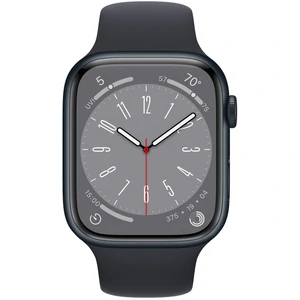 Смарт-годинник Apple Watch Series 8 GPS + Cellular 41mm Midnight Aluminum Case with Midnight Sport Band (MNHV3)
