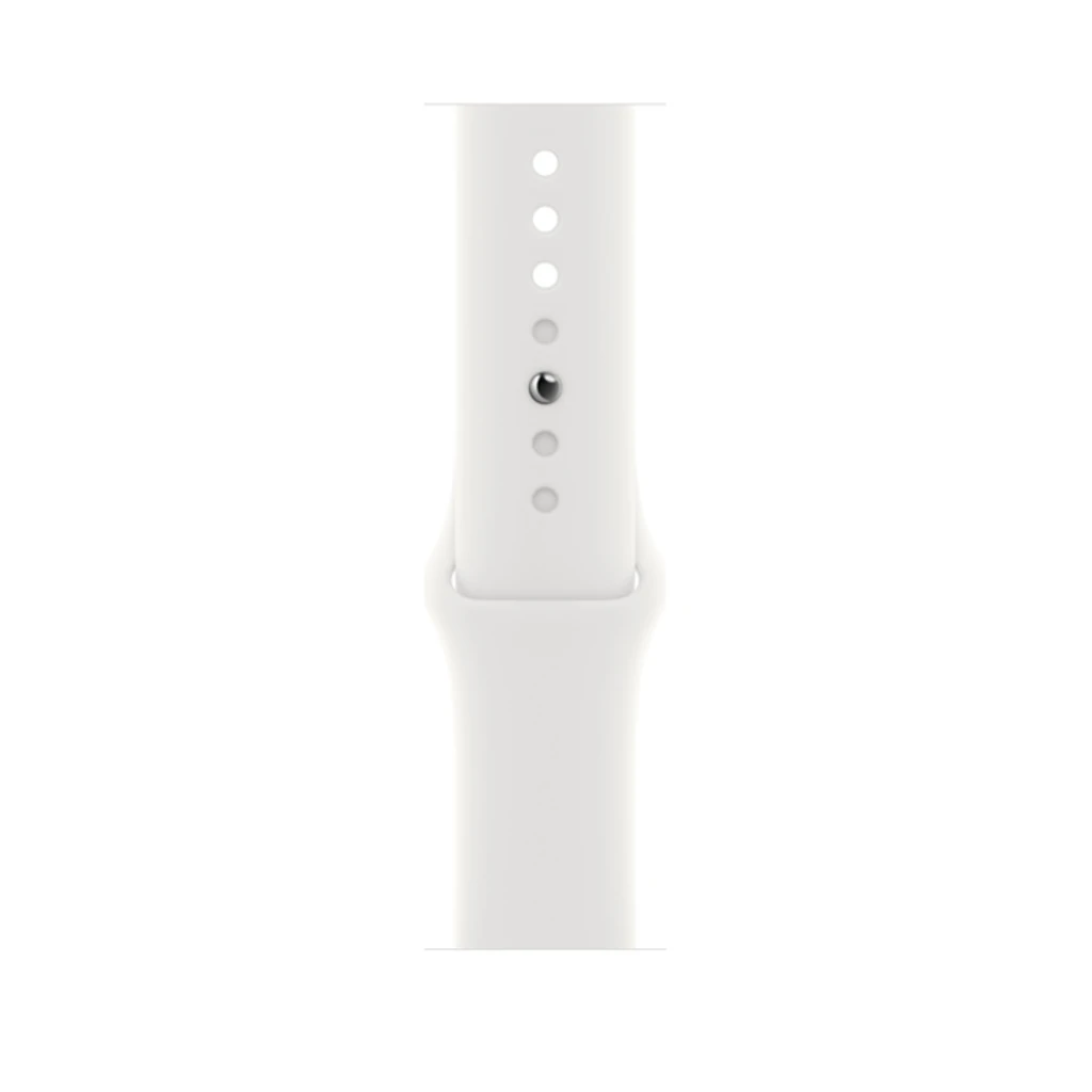 Смарт-годинник Apple Watch Series 8 GPS + Cellular 41mm Silver Stainless Steel Case with White Sport Band (MNJ53)