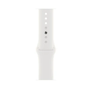 Смарт-годинник Apple Watch Series 8 GPS + Cellular 41mm Silver Stainless Steel Case with White Sport Band (MNJ53)