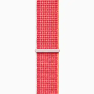 Смарт-часы Apple Watch Series 8 GPS 45mm Silver Aluminum Case with Product Red Sport Loop S/M (MP6T3, MPLF3)