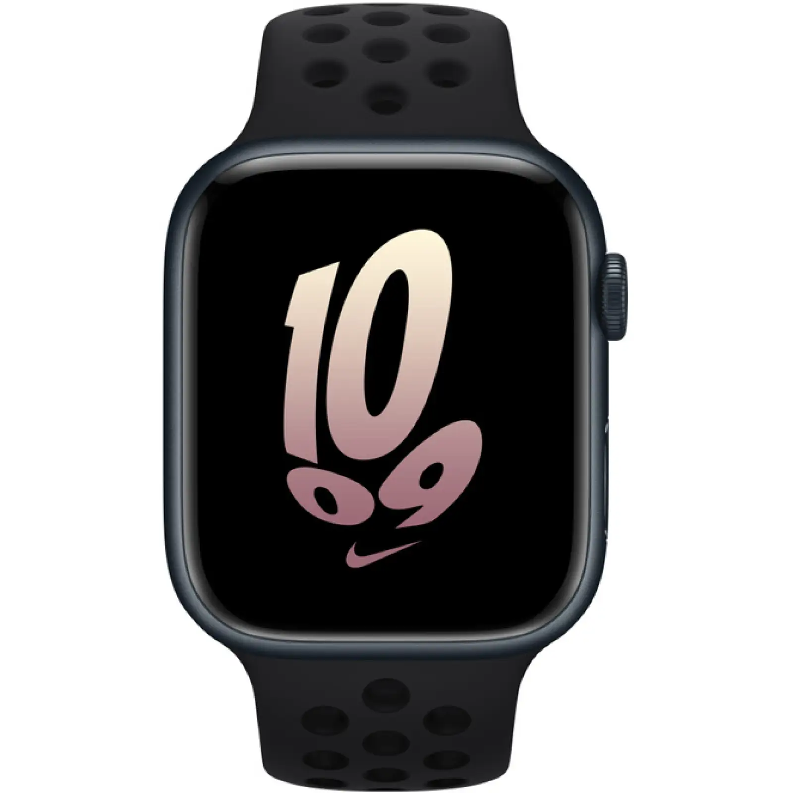 Смарт-годинник Apple Watch Nike Series 8 GPS 41mm Midnight Aluminum Case with Black/Black Nike Sport Band (MPGN3)