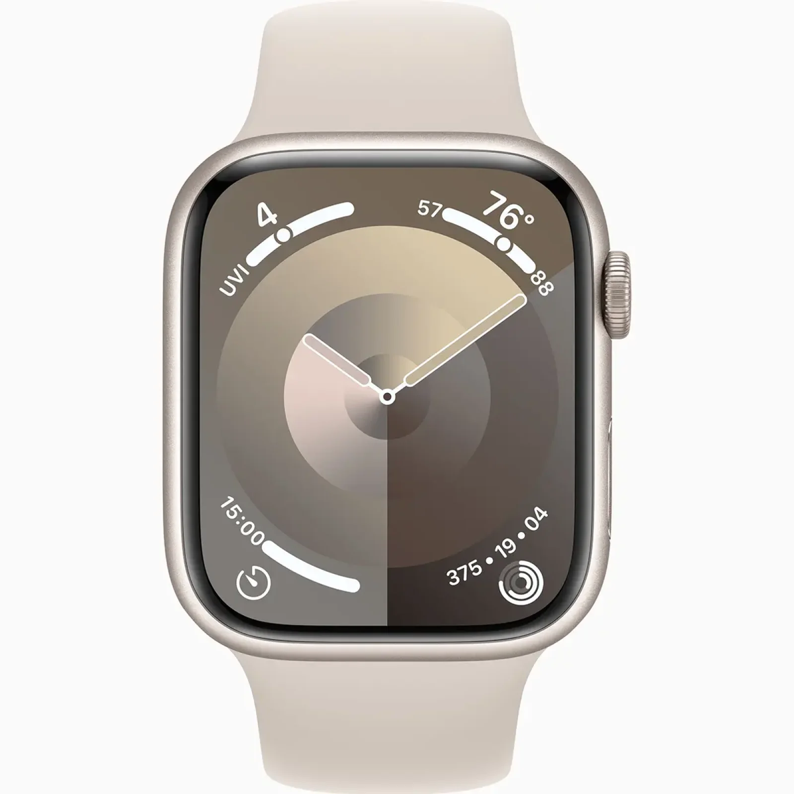 Смарт-годинник Apple Watch Series 9 GPS 41mm Starlight Aluminum Case with Starlight Sport Band S/M (MR8T3)