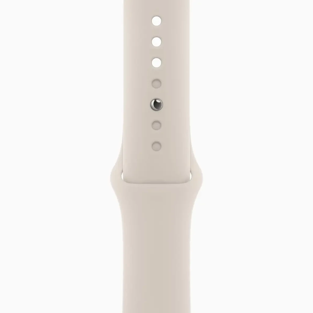 Смарт-часы Apple Watch Series 9 GPS 45mm Starlight Aluminum Case with Starlight Sport Band M/L (MR973)