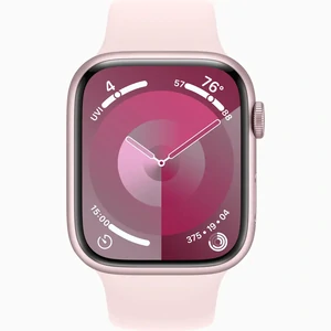 Смарт-часы Apple Watch Series 9 GPS 45mm Pink Aluminum Case with Light Pink Sport Band M/L (MR9H3)