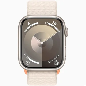 Смарт-годинник Apple Watch Series 9 GPS 45mm Starlight Aluminum Case with Starlight Sport Loop (MR983)