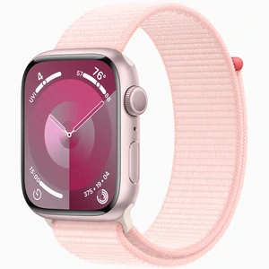Смарт-часы Apple Watch Series 9 GPS 41mm Pink Aluminum Case with Light Pink Sport Loop (MR953)