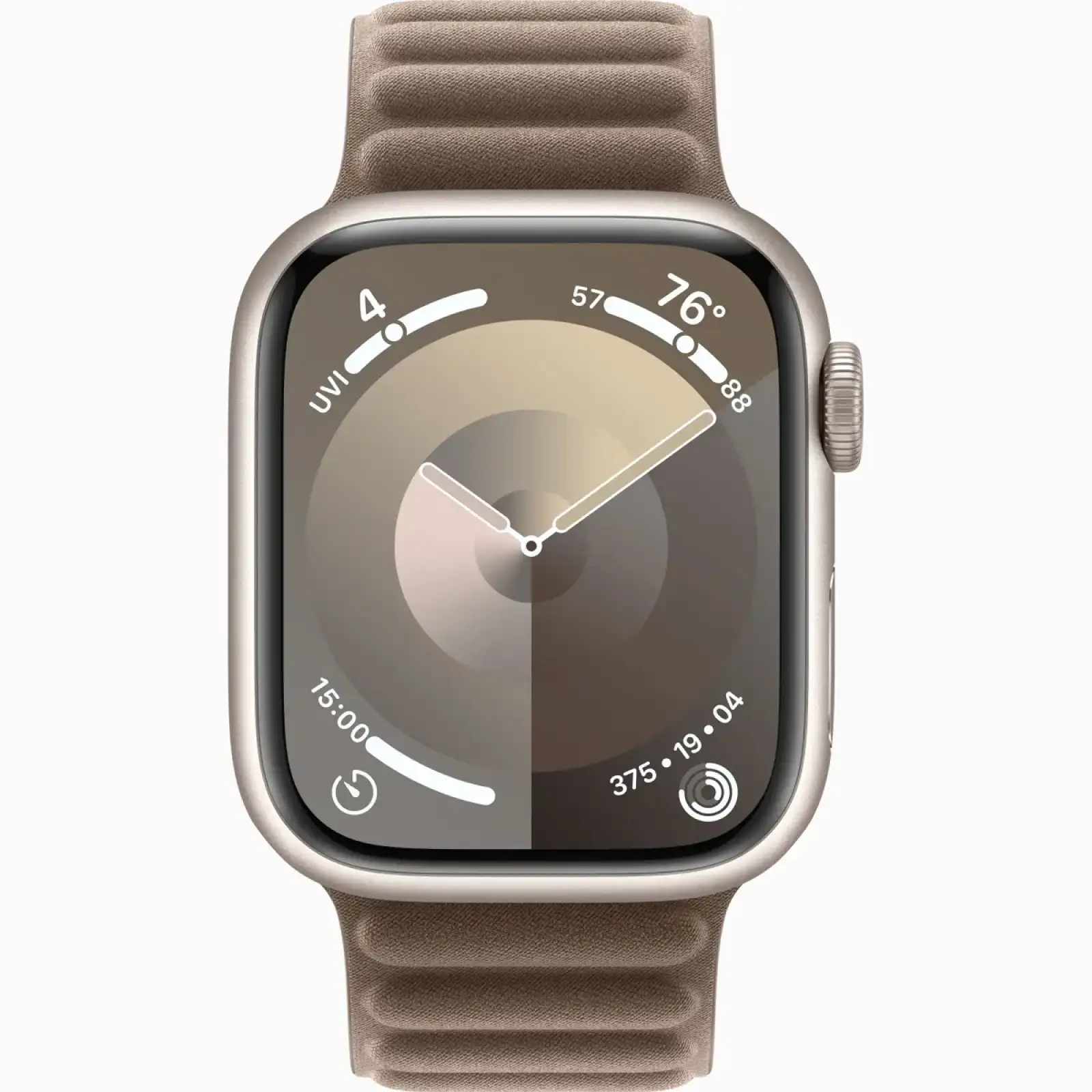 Смарт-годинник Apple Watch Series 9 GPS 41mm Starlight Aluminum Case with Taupe Magnetic Link S/M (MR9K3, MTJ73)
