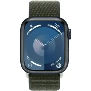 Смарт-часы Apple Watch Series 9 GPS 41mm Midnight Aluminum Case with Cypress Sport Loop (MR9L3, MT573)