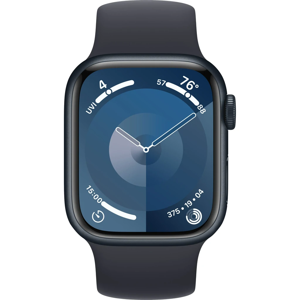 Смарт-годинник Apple Watch Series 9 GPS 41mm Midnight Aluminum Case with Midnight Solo Loop Size 7 (MR9L3, MT9T3)