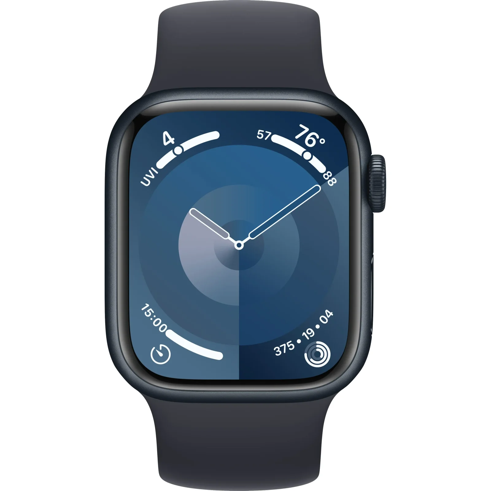 Смарт-часы Apple Watch Series 9 GPS 41mm Midnight Aluminum Case with Midnight Solo Loop Size 7 (MR9L3, MT9T3)