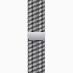 Смарт-годинник Apple Watch Series 9 GPS 41mm Midnight Aluminum Case with Silver Milanese Loop (MR9L3, MTJN3)