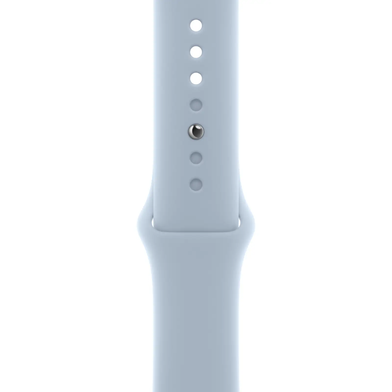 Смарт-часы Apple Watch Series 9 GPS 41mm Silver Aluminum Case with Light Blue Sport Band M/L (MR9M3, MWMN3)
