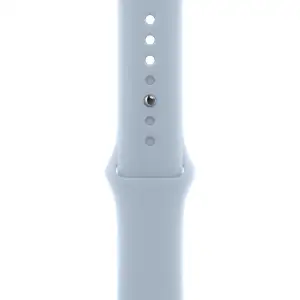 Смарт-часы Apple Watch Series 9 GPS 41mm Silver Aluminum Case with Light Blue Sport Band M/L (MR9M3, MWMN3)