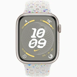 Смарт-годинник Apple Watch Series 9 GPS 45mm Starlight Aluminum Case with Pure Platinum Nike Sport Band M/L (MR9P3, MUV13)