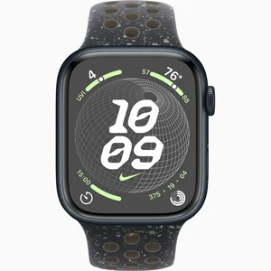 Смарт-годинник Apple Watch Series 9 GPS 41mm Midnight Aluminum Case with Midnight Sky Nike Sport Band M/L (MR9L3, MUUP3)