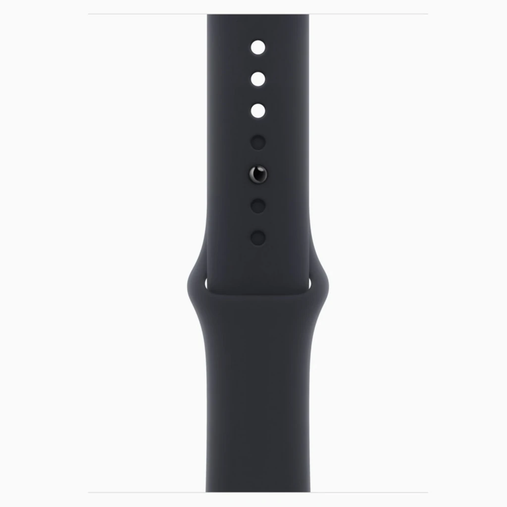 Смарт-часы Apple Watch Series 9 GPS 45mm Silver Aluminum Case with Midnight Sport Band (MR9R3, MT593)