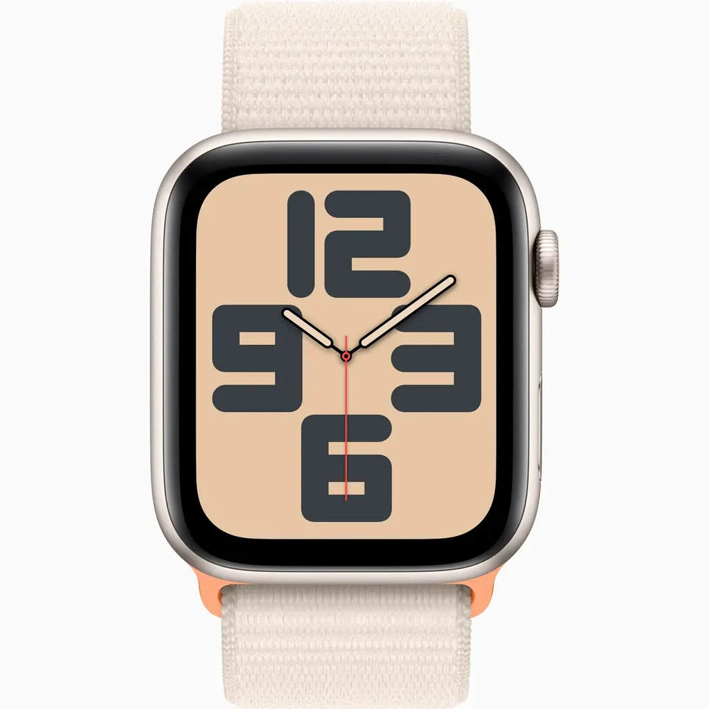 Смарт-часы Apple Watch SE GPS 40mm Starlight Aluminum Case with Starlight Sport Loop (MR9W3)