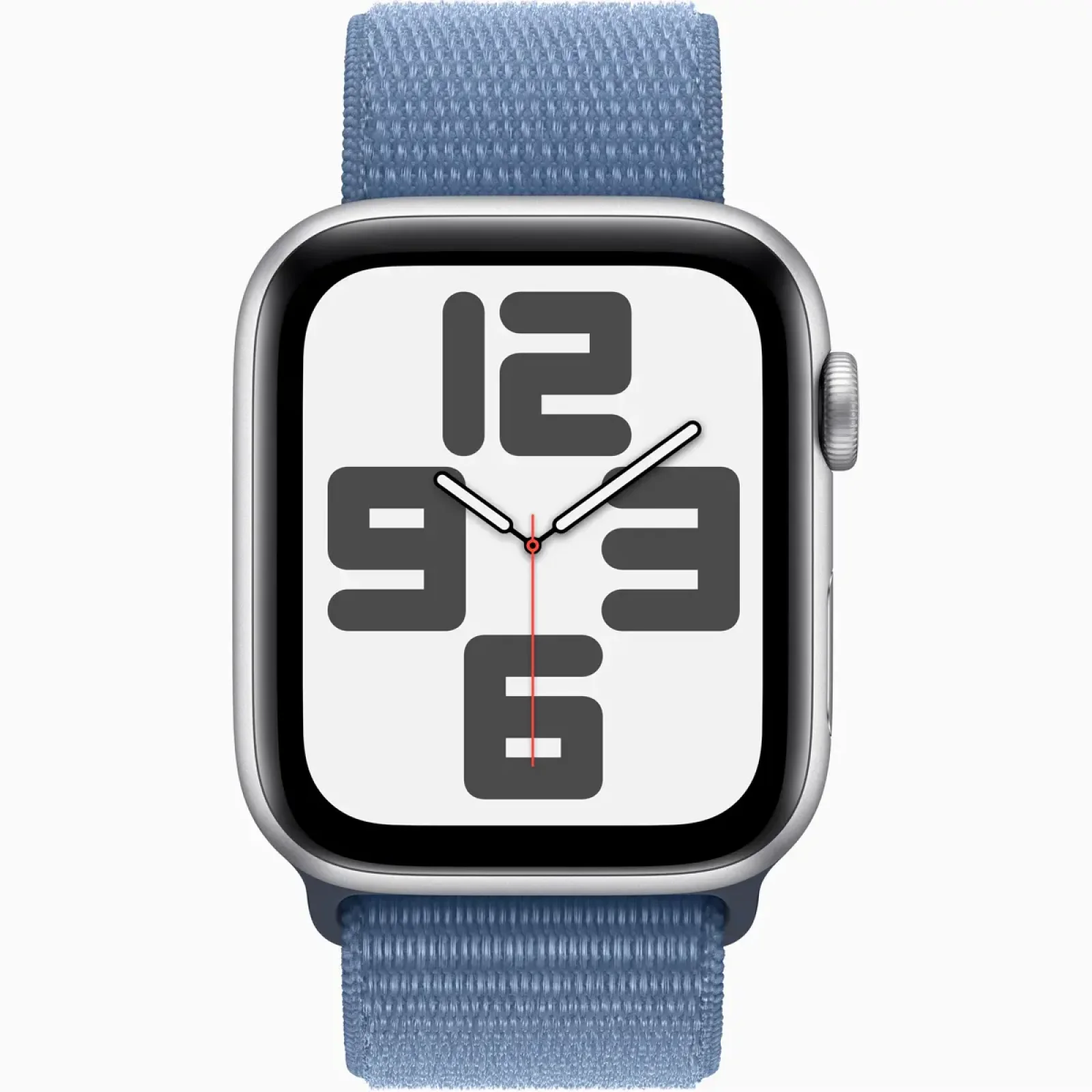 Смарт-часы Apple Watch SE GPS 44mm Silver Aluminum Case with Winter Blue Sport Loop (MREF3)