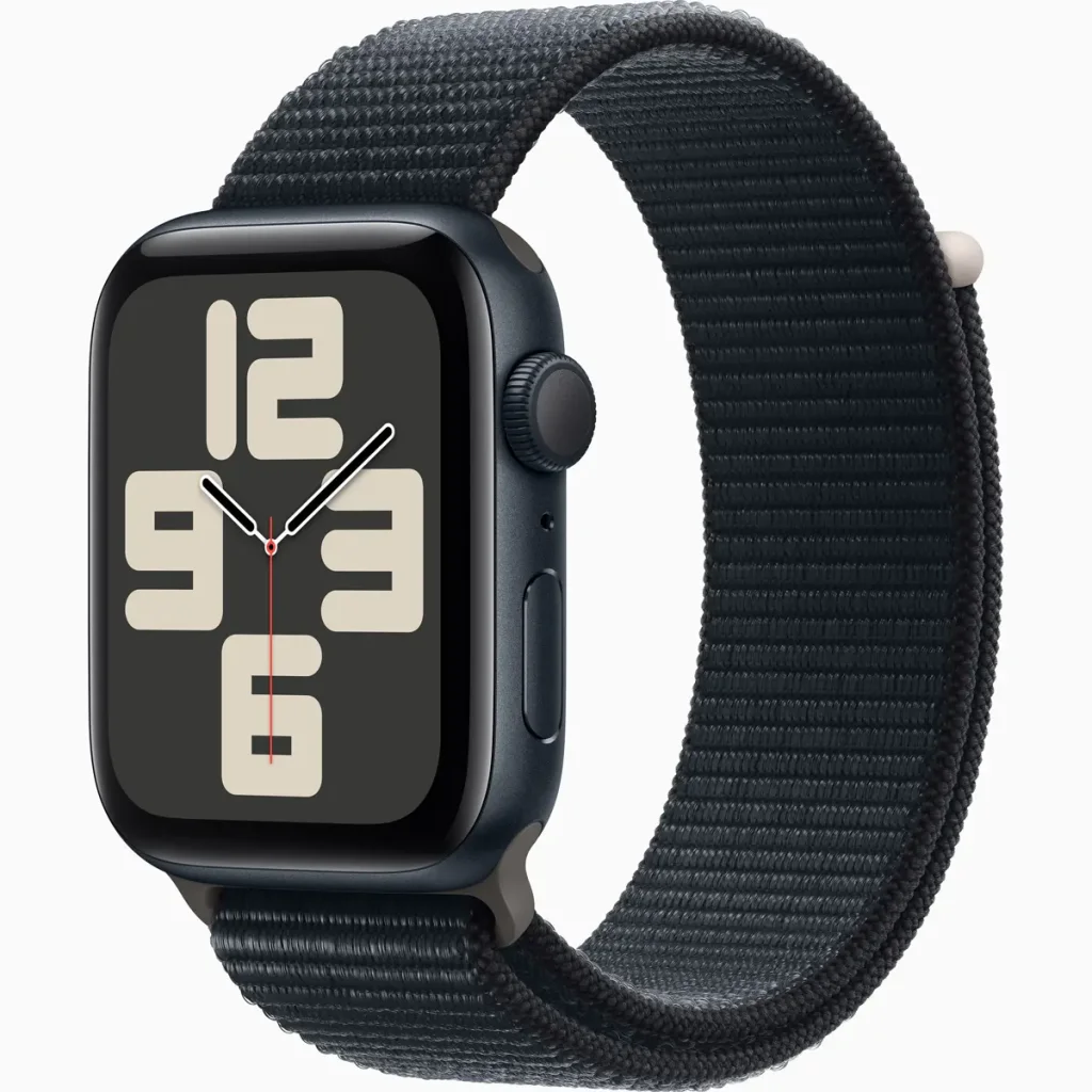 Смарт-часы Apple Watch SE 2 GPS 44mm Midnight Aluminum Case with Midnight Sport Loop (MREA3)