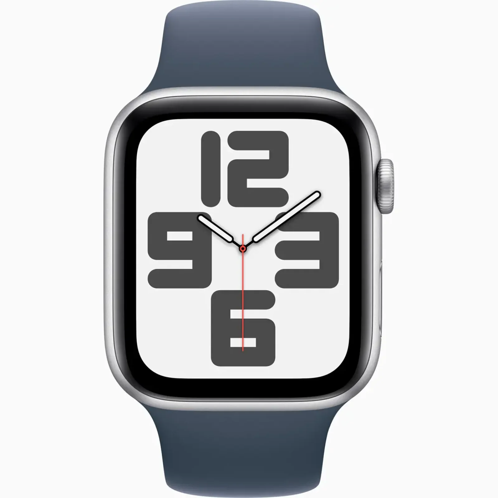 Смарт-годинник Apple Watch SE GPS 40mm Silver Aluminum Case with Storm Blue Sport Band M/L (MRE23)