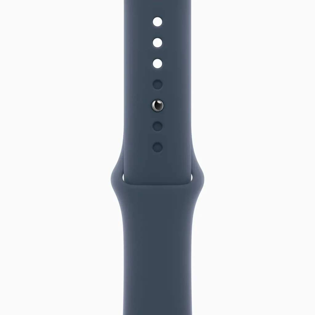 Смарт-часы Apple Watch SE GPS 40mm Silver Aluminum Case with Storm Blue Sport Band M/L (MRE23)