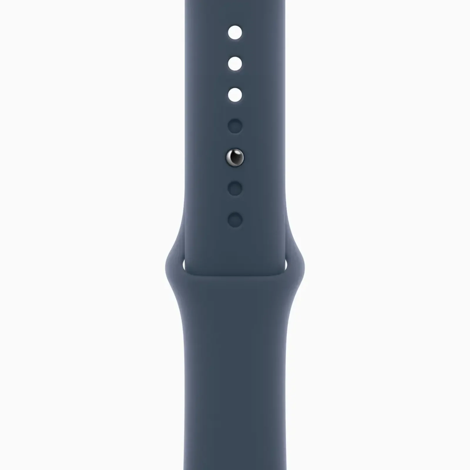 Смарт-годинник Apple Watch SE GPS 40mm Silver Aluminum Case with Storm Blue Sport Band M/L (MRE23)