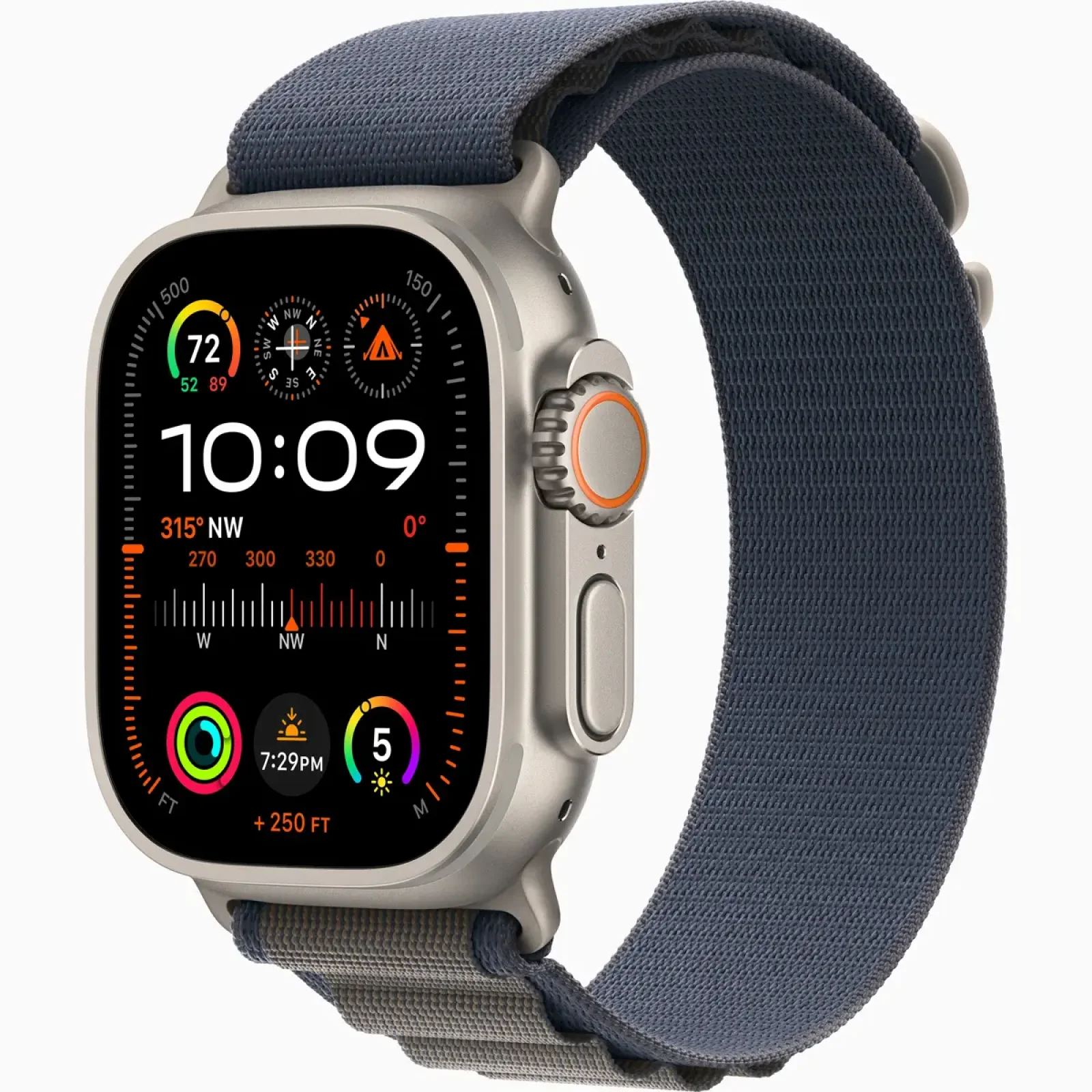 Смарт-часы Apple Watch Ultra 2 GPS + Cellular 49mm Titanium Case with Blue Alpine Loop Medium (MREP3/MRFC3)