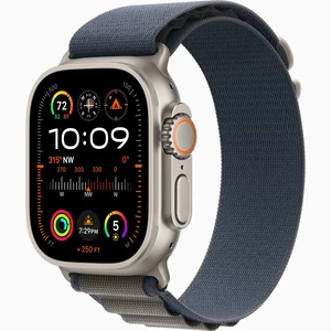 Смарт-годинник Apple Watch Ultra 2 GPS + Cellular 49mm Titanium Case with Blue Alpine Loop Large (MREQ3/MRFD3)