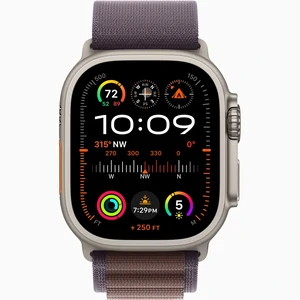 Смарт-годинник Apple Watch Ultra 2 GPS + Cellular 49mm Titanium Case with Indigo Alpine Loop Small (MRER3)