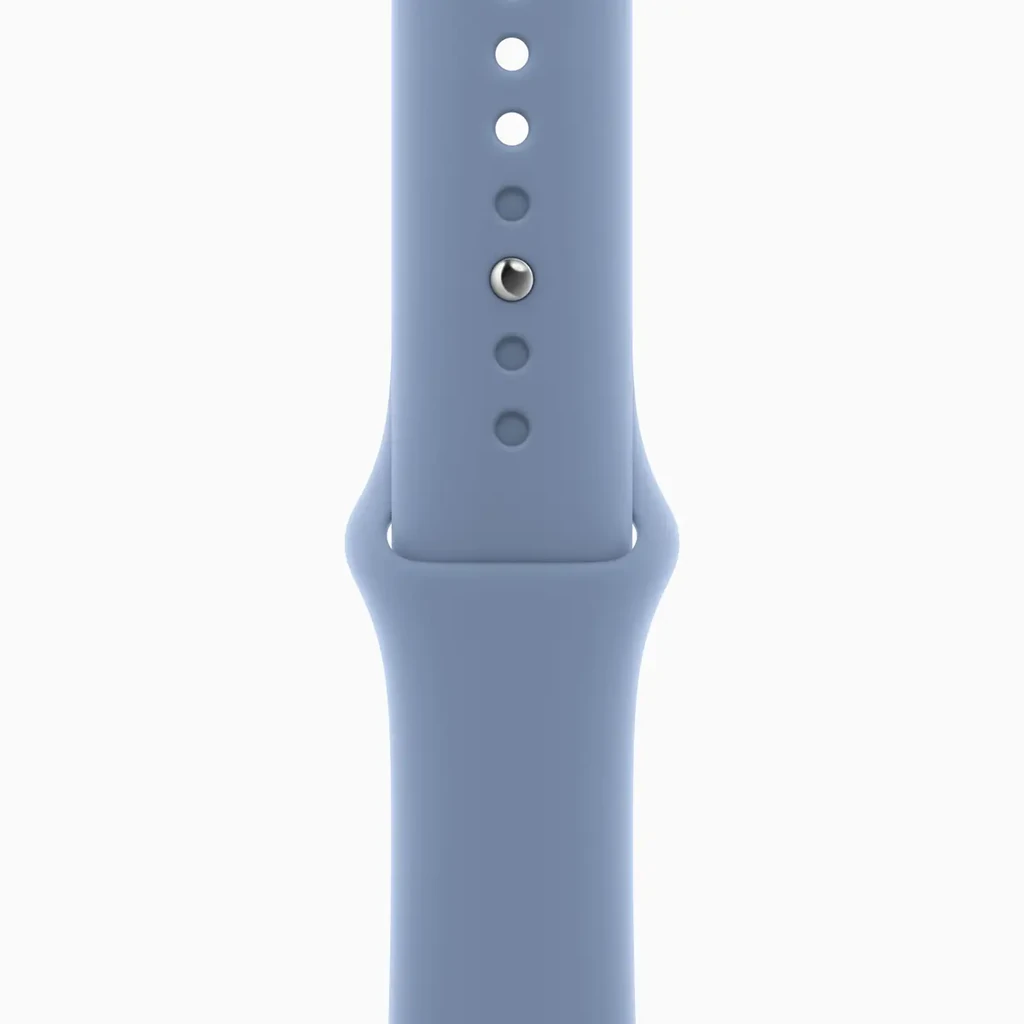 Смарт-годинник Apple Watch SE 2 GPS + Cellular 44mm Silver Aluminum Case with Winter Blue Sport Band (MRHL3)