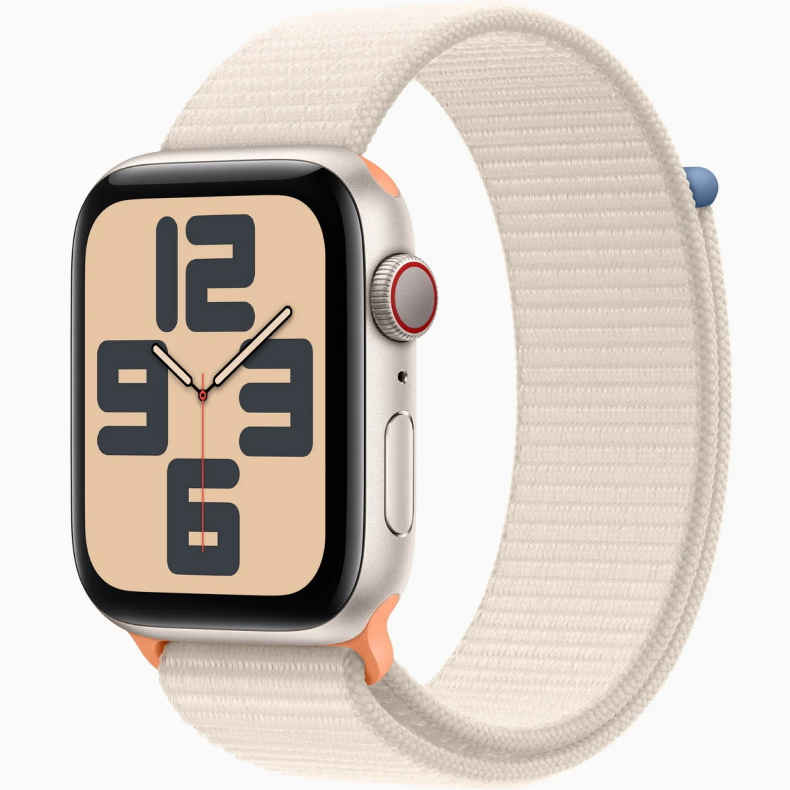 Смарт-годинник Apple Watch SE 2 GPS + Cellular 44mm Starlight Aluminum Case with Starlight Sport Loop (MRH13, MRH23)