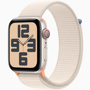 Смарт-годинник Apple Watch SE 2 GPS + Cellular 44mm Starlight Aluminum Case with Starlight Sport Loop (MRH13, MRH23)