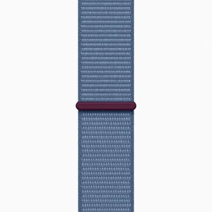 Смарт-годинник Apple Watch Series 9 GPS + Cellular 41mm Silver Aluminum Case with Winter Blue Sport Loop (MRHX3)