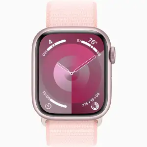 Смарт-годинник Apple Watch Series 9 GPS + Cellular 41mm Pink Aluminum Case with Light Pink Sport Loop (MRJ13)