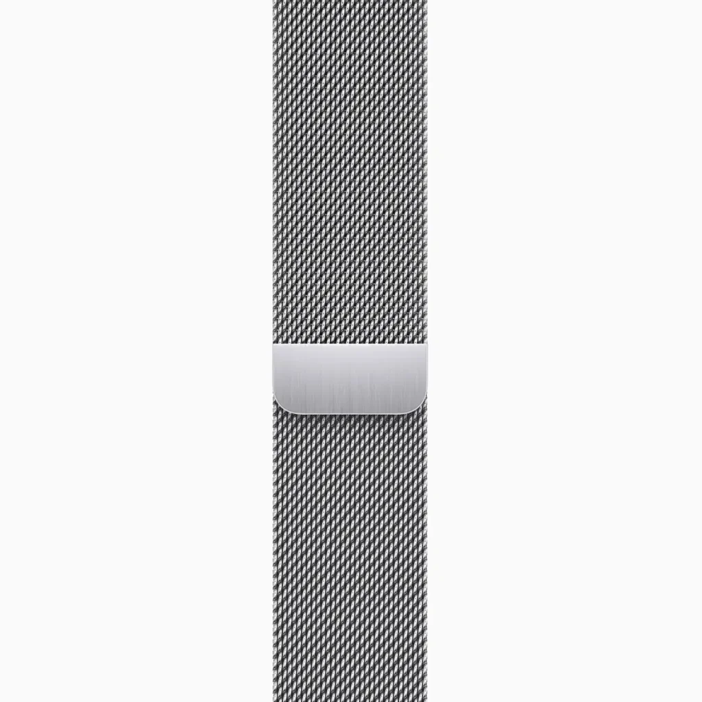 Смарт-годинник Apple Watch Series 9 GPS + Cellular 41mm Silver Stainless Steel Case with Silver Milanese Loop (MRJ43)