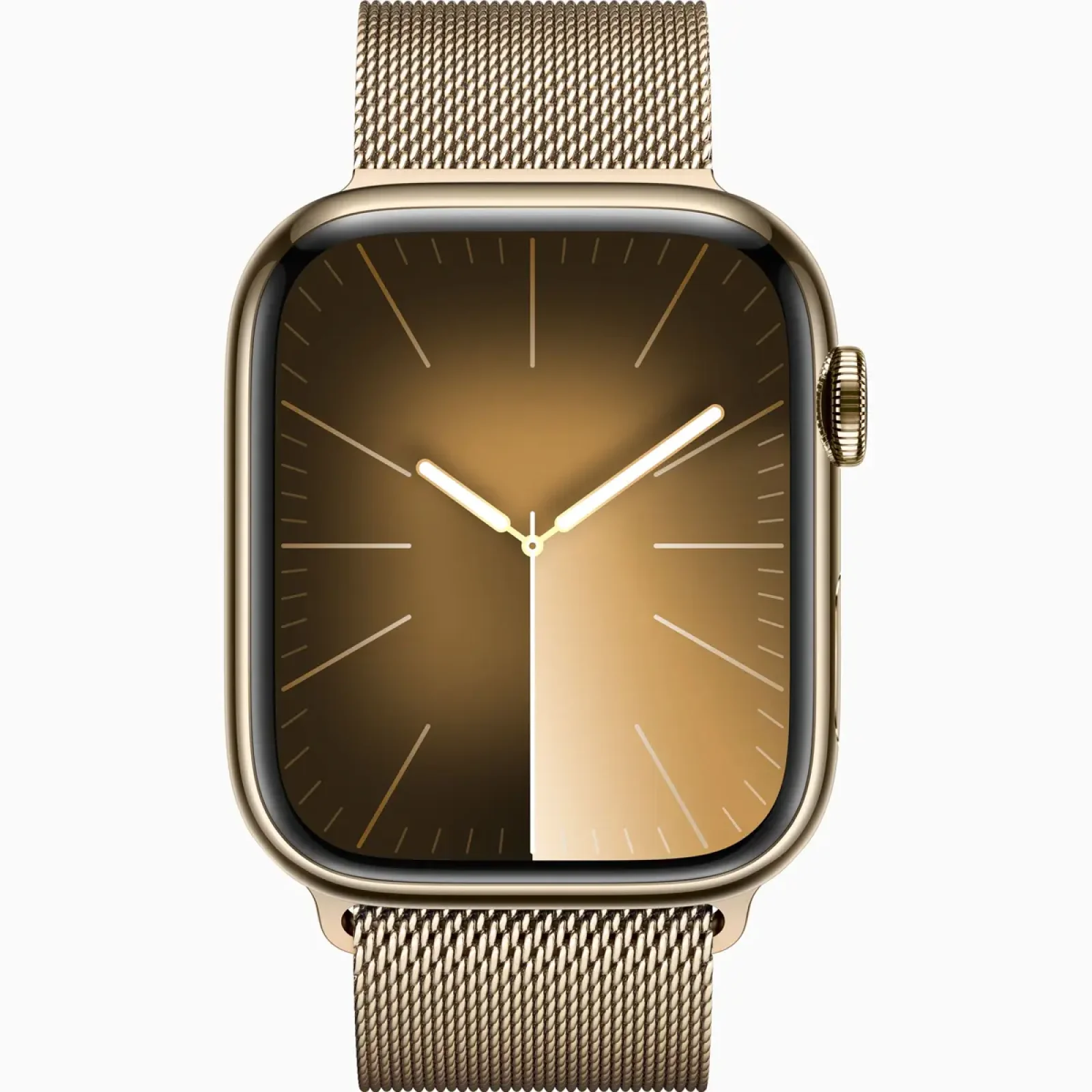 Смарт-часы Apple Watch Series 9 GPS + Cellular 45mm Gold Stainless Steel Case with Gold Milanese Loop (MRMU3)
