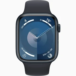 Смарт-часы Apple Watch Series 9 GPS + Cellular 45mm Midnight Aluminum Case with Midnight Sport Band S/M (MRMC3)