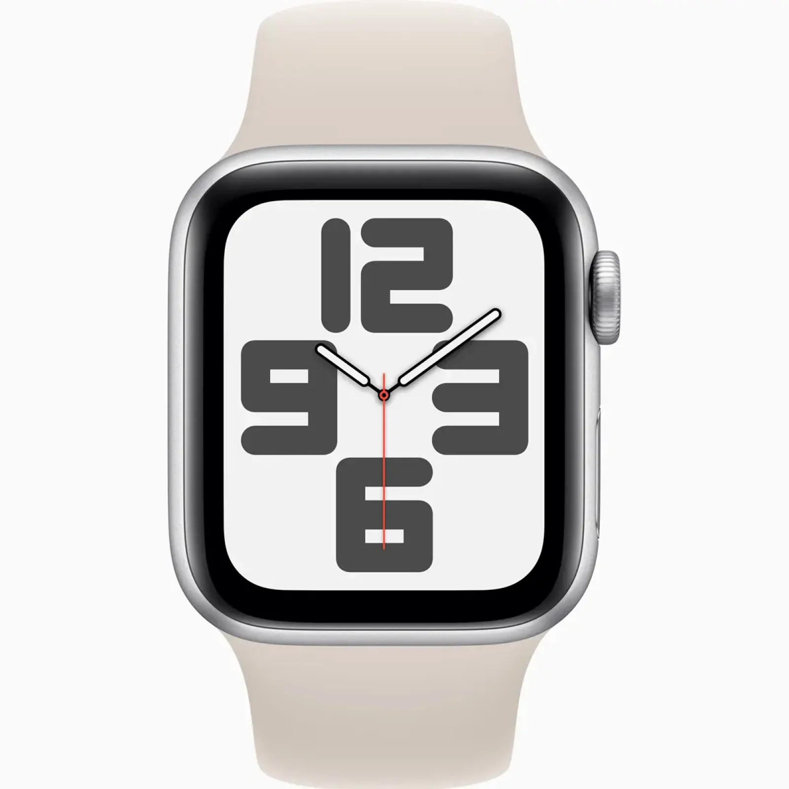 Смарт-годинник Apple Watch SE 2 GPS 44mm Silver Aluminum Case with Starlight Sport Band M/L (MRW03, MT3K3)