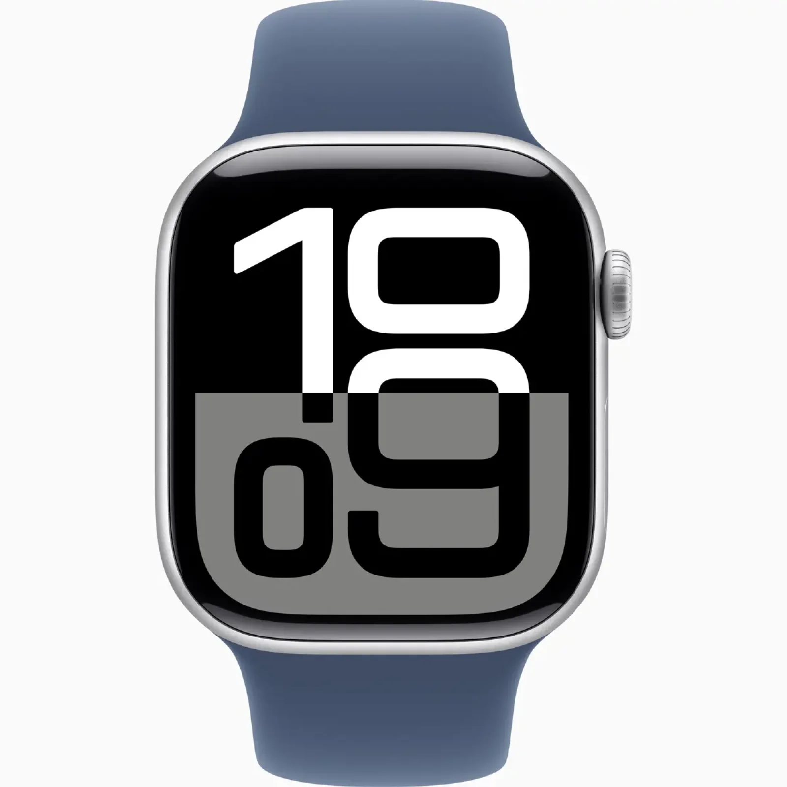 Смарт-годинник Apple Watch Series 10 GPS + Cellular 46mm Silver Aluminum Case with Denim Sport Band M/L (MWY13)