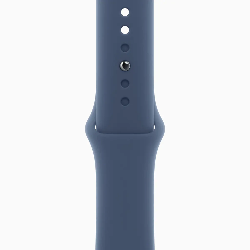Смарт-годинник Apple Watch Series 10 GPS + Cellular 46mm Silver Aluminum Case with Denim Sport Band M/L (MWY13)