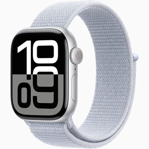 Смарт-часы Apple Watch Series 10 GPS 42mm Silver Aluminum Case with Blue Cloud Sport Loop (MWWD3)