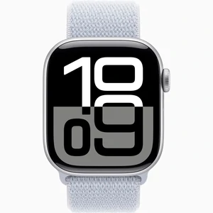 Смарт-годинник Apple Watch Series 10 GPS 42mm Silver Aluminum Case with Blue Cloud Sport Loop (MWWD3)